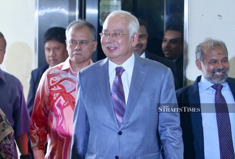Police have not ruled out the possibility of calling former prime minister, Datuk Seri Najib Razak, to assist in investigations following his alleged defamatory statement against Teluk Intan member of parliament Nga Kor Ming, on his Facebook page. - NSTP/MOHD KHAIRUL HELMY MOHD DIN