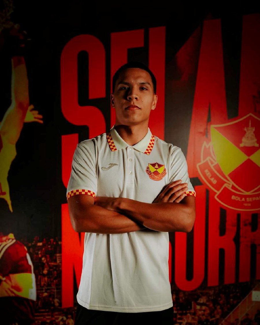 Selangor unveil Nooa Laine as their new signing. - Pic courtesy from SELANGOR FC