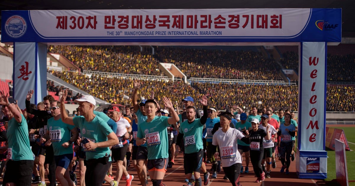 Tourist numbers double at North Korea marathon New Straits Times