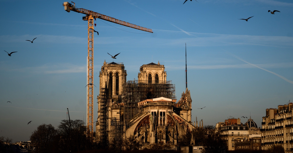 Notre-Dame Marks Good Friday One Year After Devastating Blaze | New ...