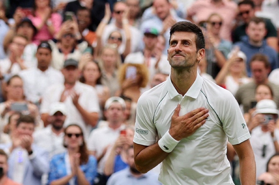 Novak Djokovic said Saturday he is "preparing to compete" at the US Open even though his refusal to get vaccinated will see him barred from entering the country. - AFP file pic