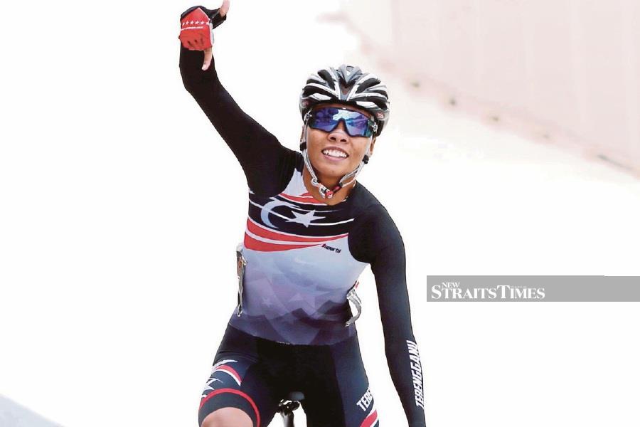 National cyclist Nur Aisyah Zubir. - NSTP filepic