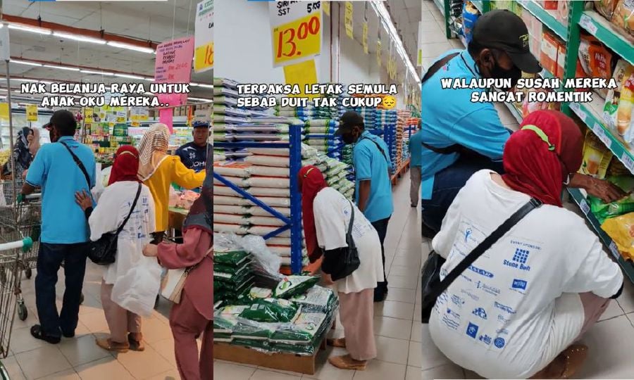 Despite limited means, an elderly couple went to great lengths to ensure their special needs child could experience the joy of Raya like everyone else. - SCREENGRAB/Tiktok