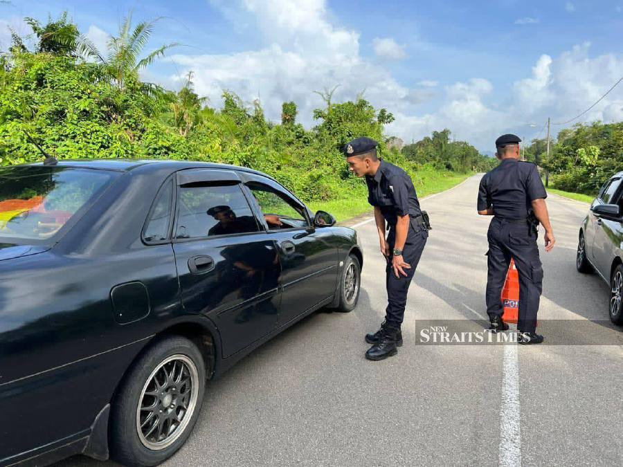 Police reported 1,445 accidents nationwide on the fifth day of Op Selamat 19, which was launched in conjunction with the Chinese New Year celebration.   - NSTP/Courtesy of PDRM