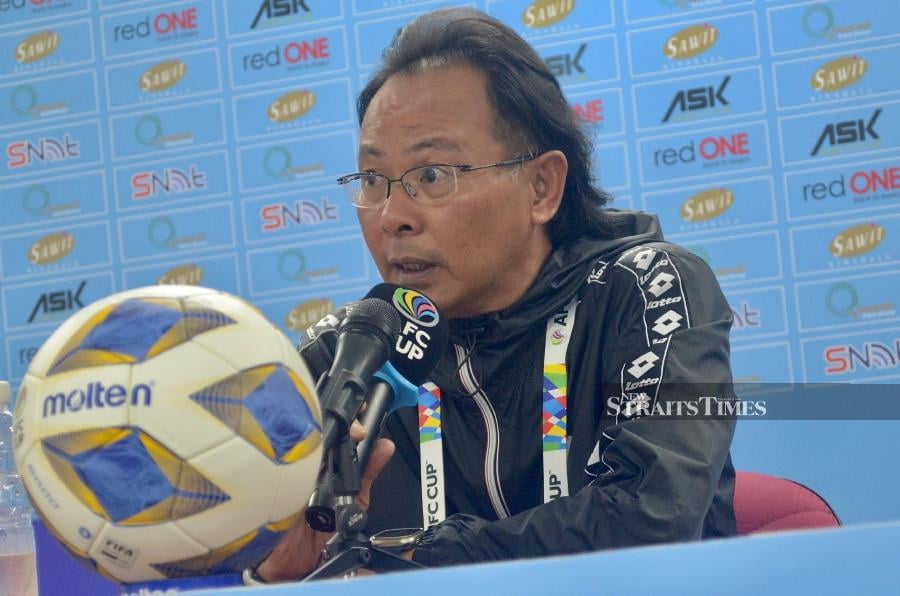 Rhinos coach Ong Kim Swee said they had not had a competitive match since the M-League ended on Dec 17. - NSTP/MOHD ADAM ARININ