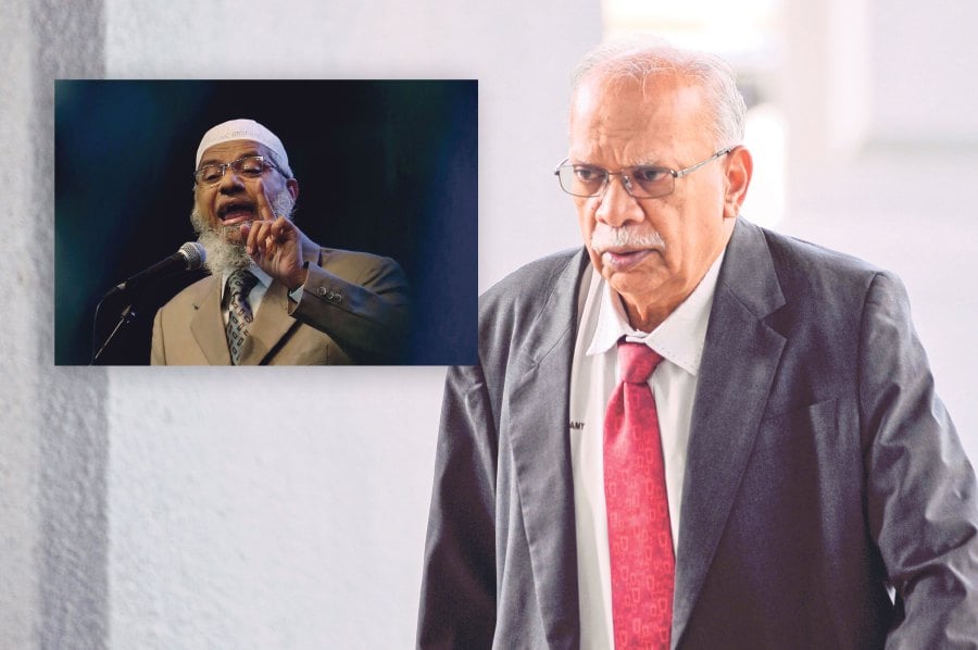 Former Penang deputy chief minister P. Ramasamy was ordered by the High Court to pay RM1.42 million for defamation against controversial preacher Dr. Zakir Naik four years ago. - NSTP file pic