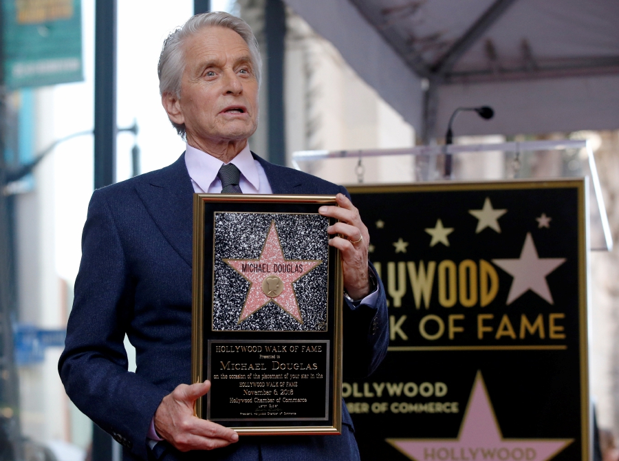 Finally Actor Michael Douglas Gets Star On Hollywood Walk