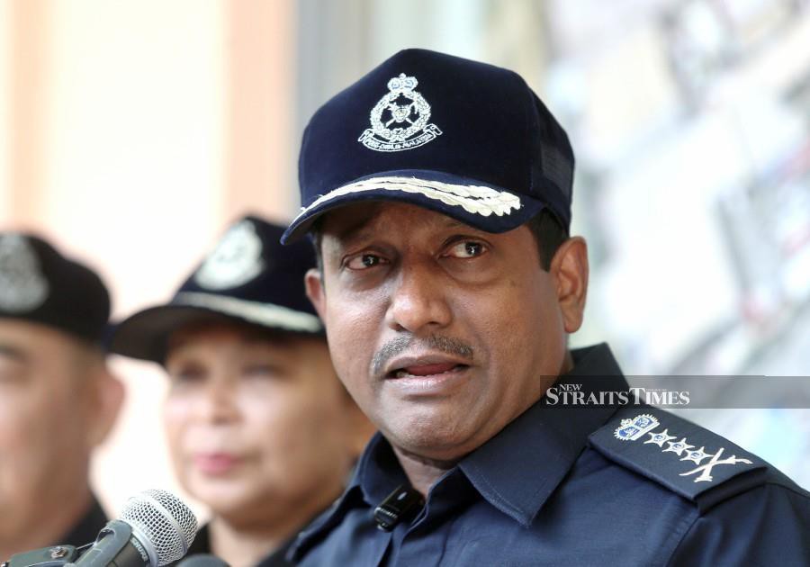 Selangor police chief Datuk Hussein Omar Khan said they would mobilise 843 traffic officers under Ops Selamat 22, a safety campaign for the upcoming Raya festive season from April 8 to 13. STR/AMIRUDIN SAHIB.