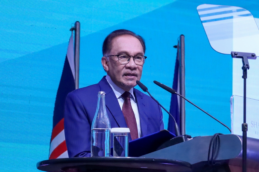 Prime Minister Datuk Seri Anwar Ibrahim said it was hard to believe in the sanctity of rules that govern the interatctions between states when some nations have a tenacious commitment to the iron fist of the occupation forces. - NSTP/NABILA ADLINA AZAHARI 