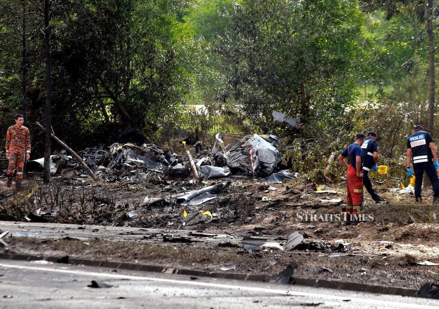 A state assemblyman from Pahang as well as the chief executive officer of an aviation company were believed to be among the 10 killed in an aircraft crash in Elmina this afternoon. -NSTP/ASYRAF HAMZAH