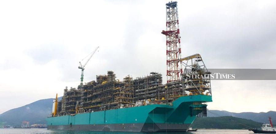 Petronas second floating liquefied natural gas (FLNG) facility PFLNG DUA, operated by Petronas Floating LNG Ltd. NSTP/FILEPIX