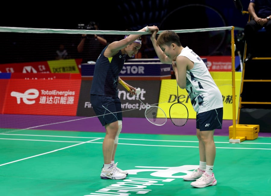 Taiwan’s Tai Tzu Ying (left) is without a doubt the most successful women’s singles shuttler in her country but winning the Uber Cup medal would be more meaningful before she called it a day at the end of this year. BERNAMA PIC
