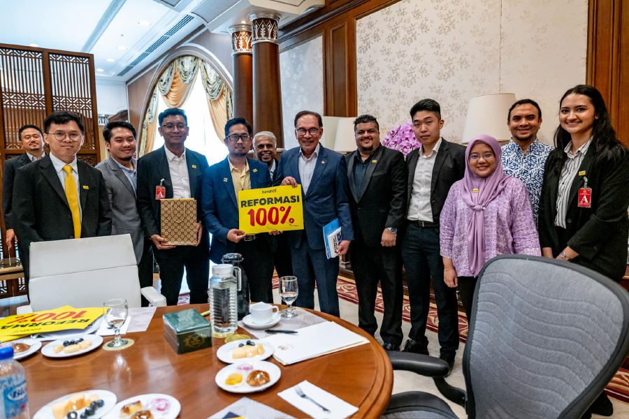 The unity government is open to recommendations or suggestions from the Coalition for Clean and Fair Elections (Bersih), especially regarding the improvement of the electoral process and institutional reforms. - PIc courtesy of Datuk Seri Anwar Ibrahim Facebook