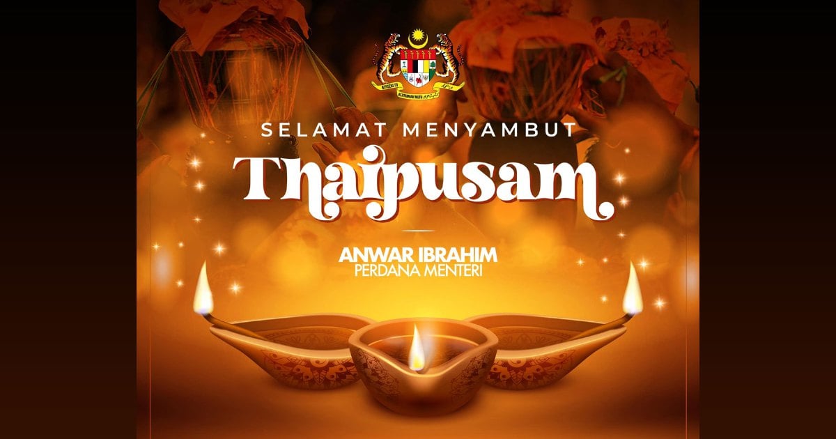 PM Anwar wishes Hindus a Happy Thaipusam | New Straits Times