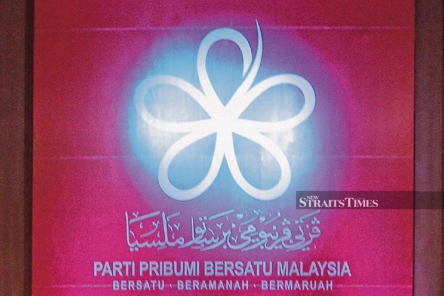 Bersatu is under increasing pressure due to a decline in support and confidence from its own members, analysts say. - NSTP file pic