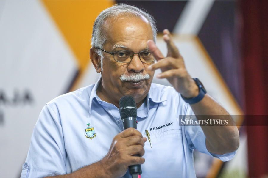 Dr P. Ramasamy said by attacking Penang and making absurd and nonsensical claims on Penang, Sanusi had proven beyond doubt that he was an ineffective, incompetent and irresponsible leader. - NSTP/DANIAL SAAD