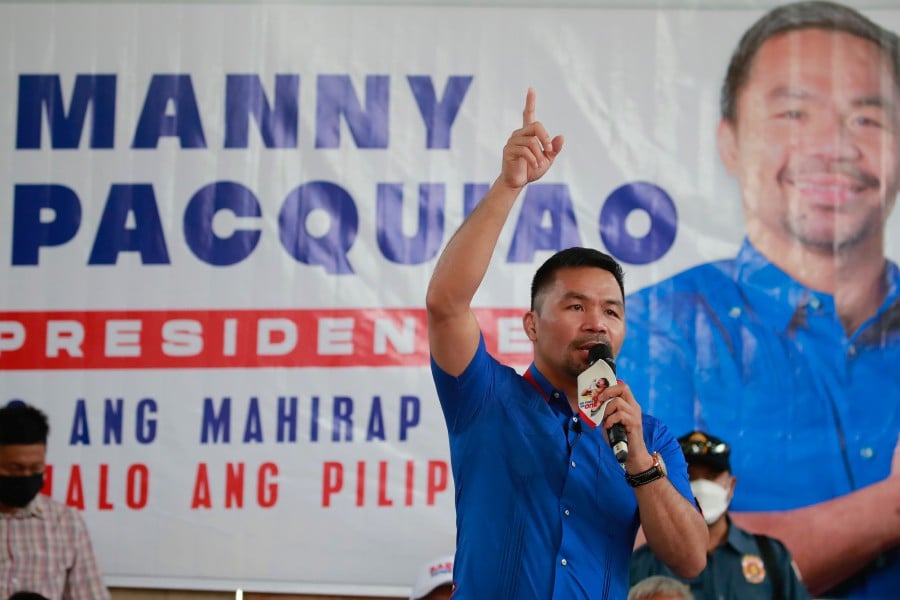 Pacquiao to fight drugs 'the right way' if elected Philippines' president