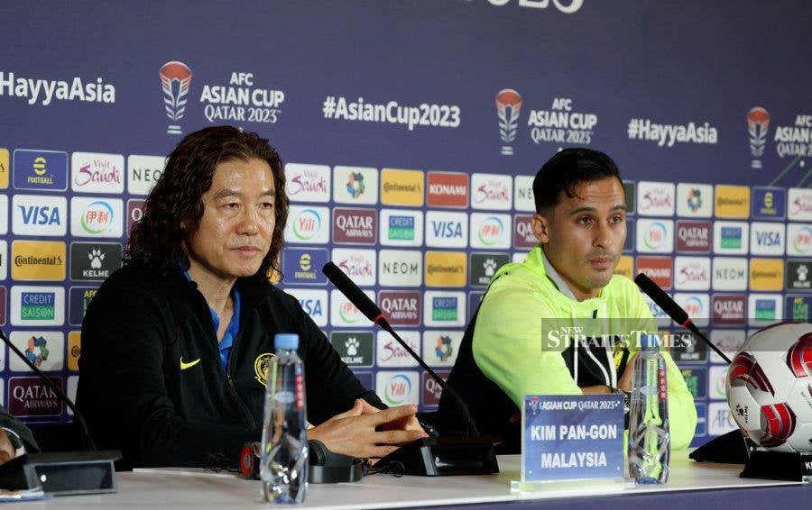 Coach Kim Pan Gon said his Harimau Malaya side, with 14 naturalised players, are confident of rewriting history. - NSTP/HAIRUL ANUAR RAHIM