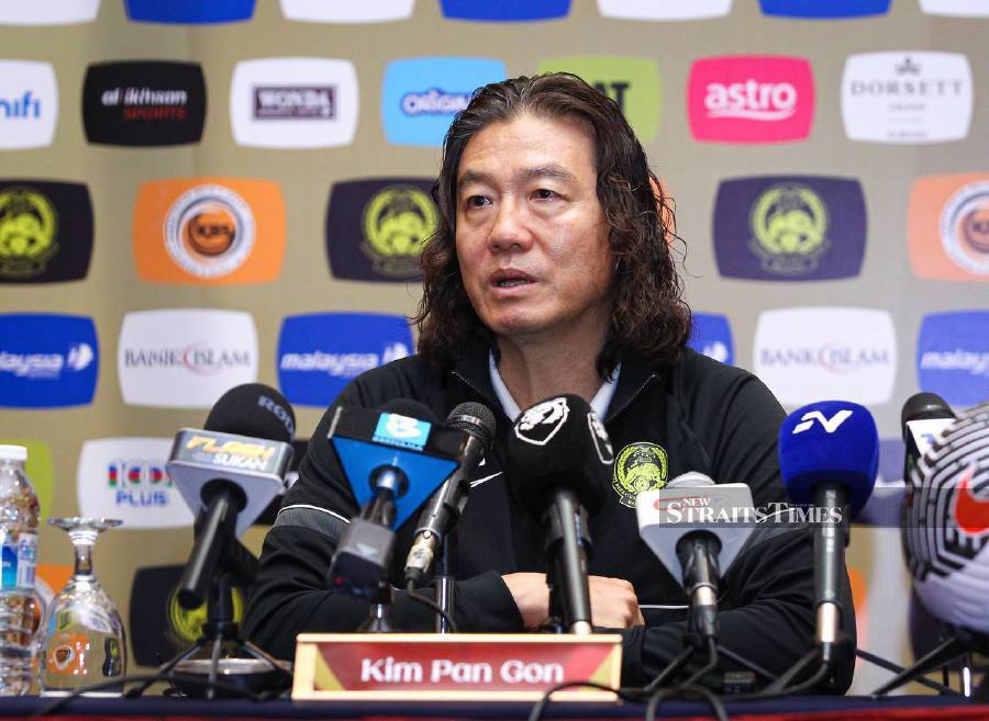 Coach Kim Pan Gon fears Harimau Malaya may become overconfident during the Asian Cup next month. - NSTPSTR/ AZIAH AZMEE