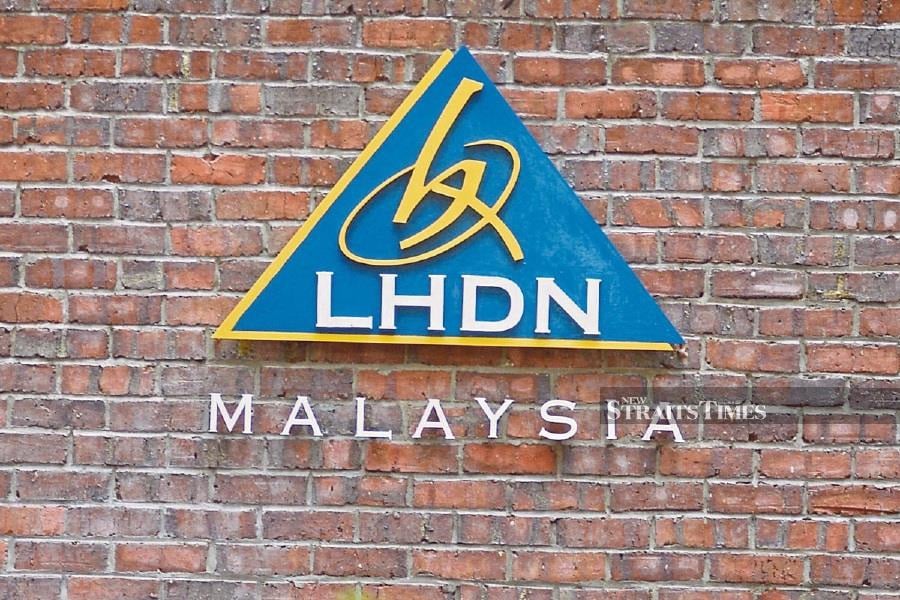 LHDN logo is seen at LHDN office