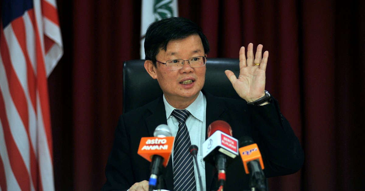 CM: Penang did not get many goodies in Budget as developed state | New ...