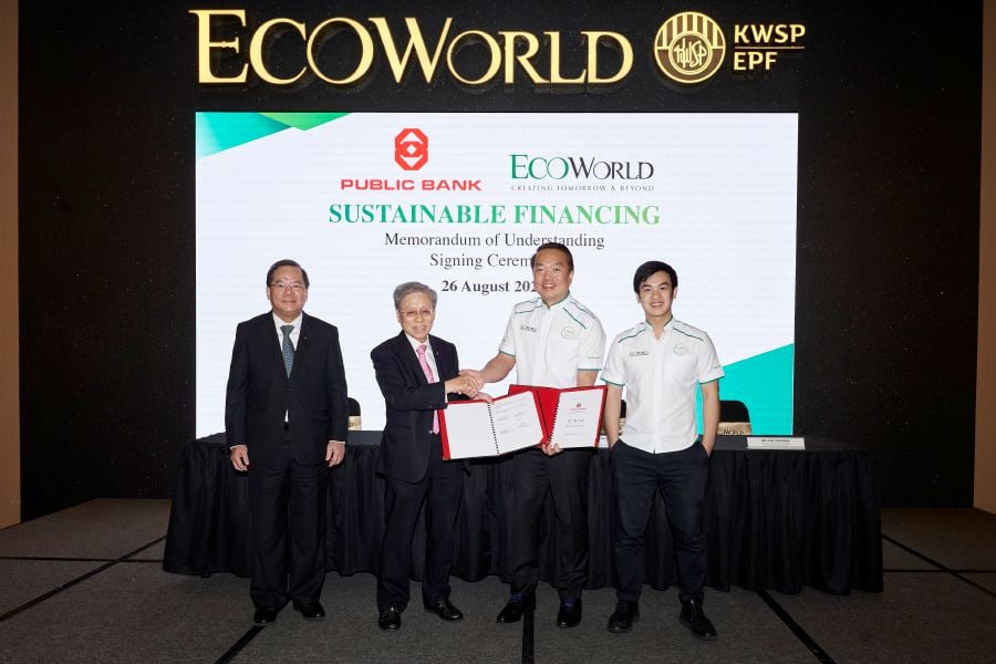 Eco World Development Group Bhd and Public Bank Bhd will collaborate to offer special end-financing package for EcoWorld projects with green certifications. Image courtesy of EcoWorld