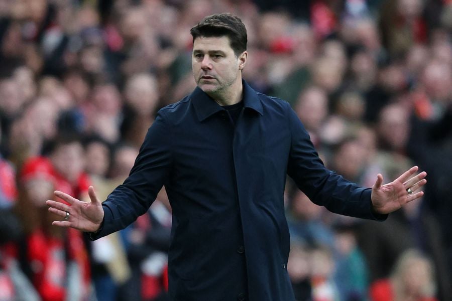 Chelsea's Argentinian head coach Mauricio Pochettino refused to accept Gary Neville’s swipe of his team. - AFP PIC
