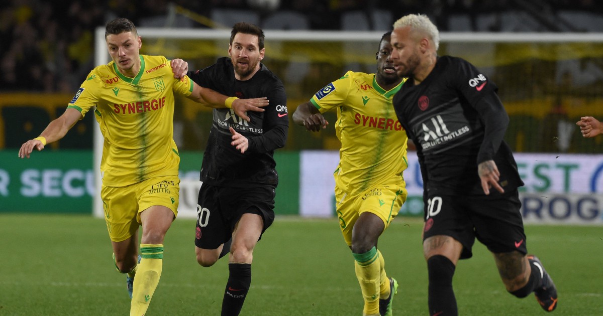 Nantes down angry PSG as Neymar scores, misses penalty