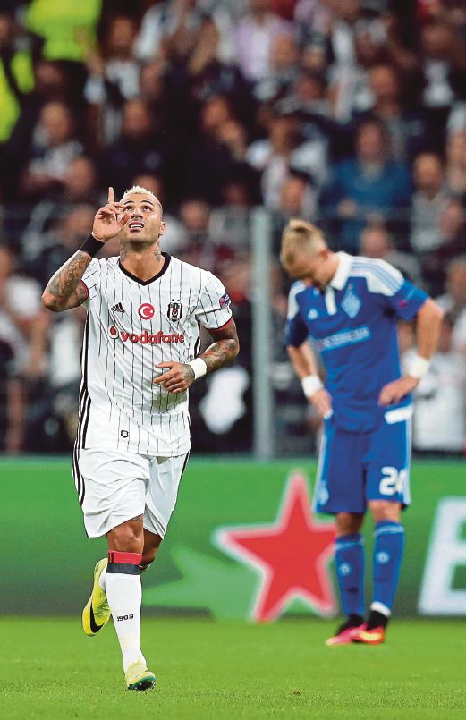 Beşiktaş e Dínamo de Kiev não passam de um empate: 1-1