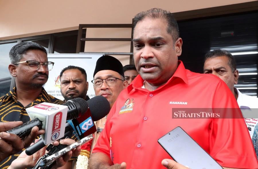 Deputy Entrepreneur Development and Cooperatives Minister Datuk R. Ramanan said under the Malaysian Indian Transformation Unit (Mitra), RM100 million had been allocated to the community. NSTP/MIKAIL ONG