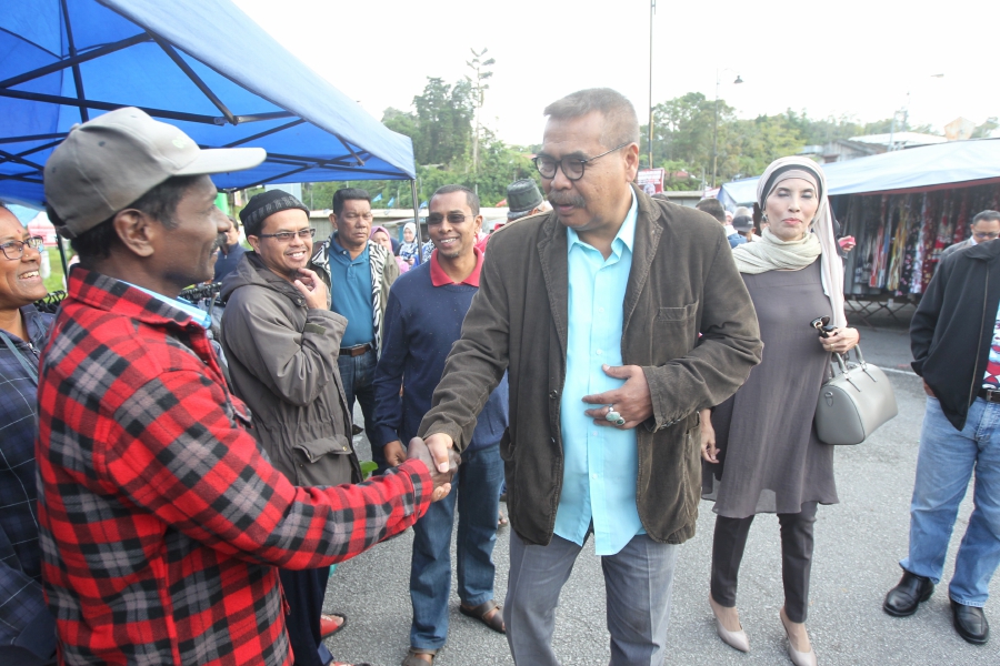 "My priority right now is to give the best service to the folks in Cameron Highlands," said newly elected Cameron Highlands Member of Parliament Ramli Mohd Nor of Barisan Nasional (BN). (NSTP/AIZUDDIN SAAD)