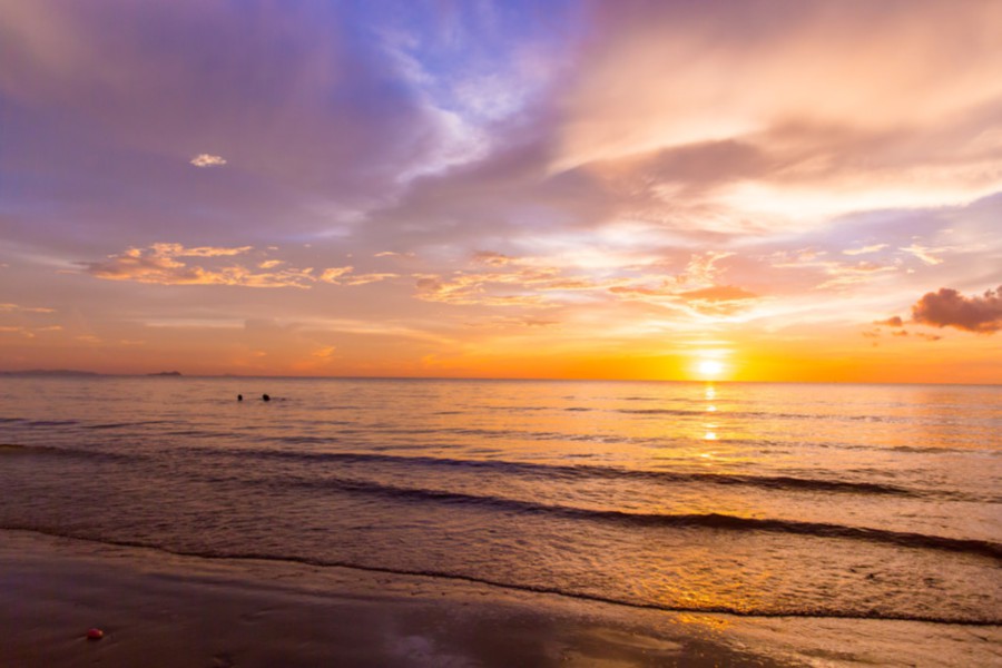 A typical sunset at Tanjung Aru Beach. - File pic credit (Sabah Tourism Board)