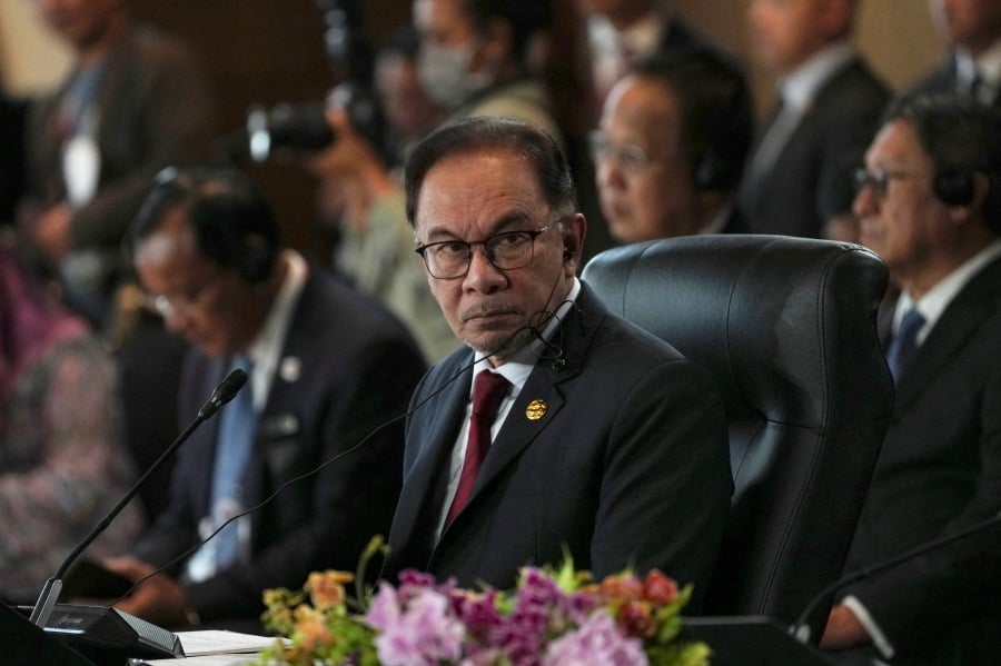 Malaysia's Prime Minister Anwar Ibrahim attends the 42nd ASEAN Summit in Labuan Bajo, East Nusa Tenggara province, Indonesia, May 10, 2023. - REUTERS Pic