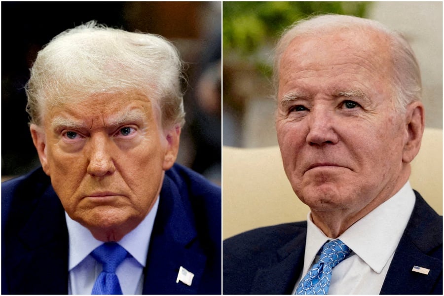 Bond markets would likely benefit if U.S. President Joe Biden is re-elected as his administration will try to raise taxes to offset some of the government spending. - REUTERS PIC