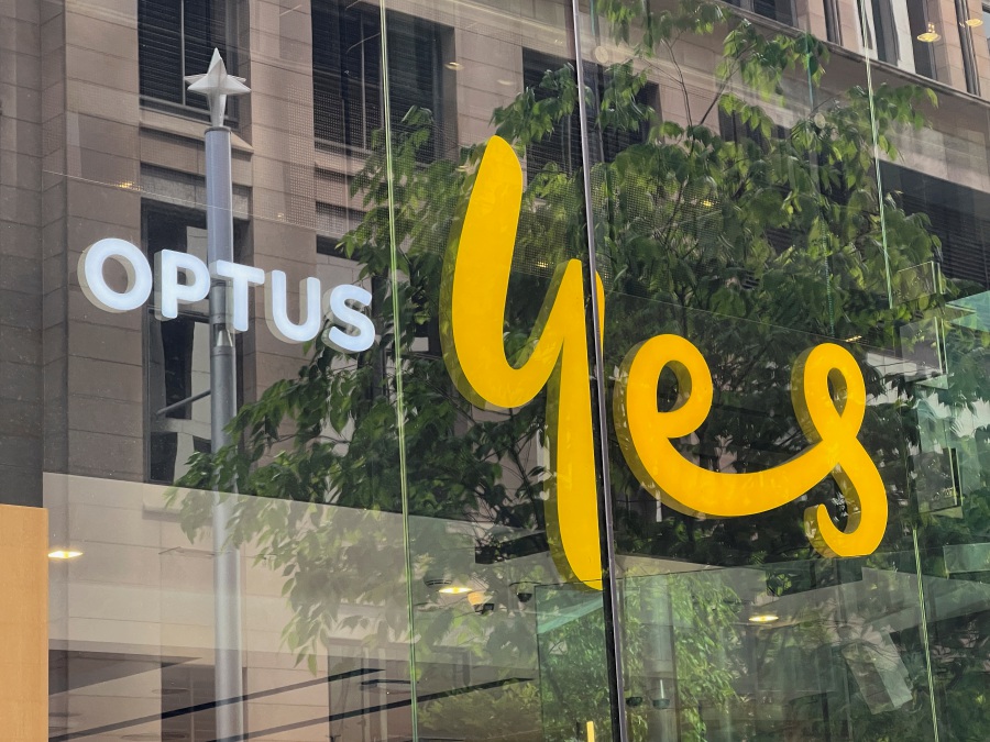 The Optus logo is shown at one of its shops in Sydney, Australia November 8, 2023. - REUTERS Pic