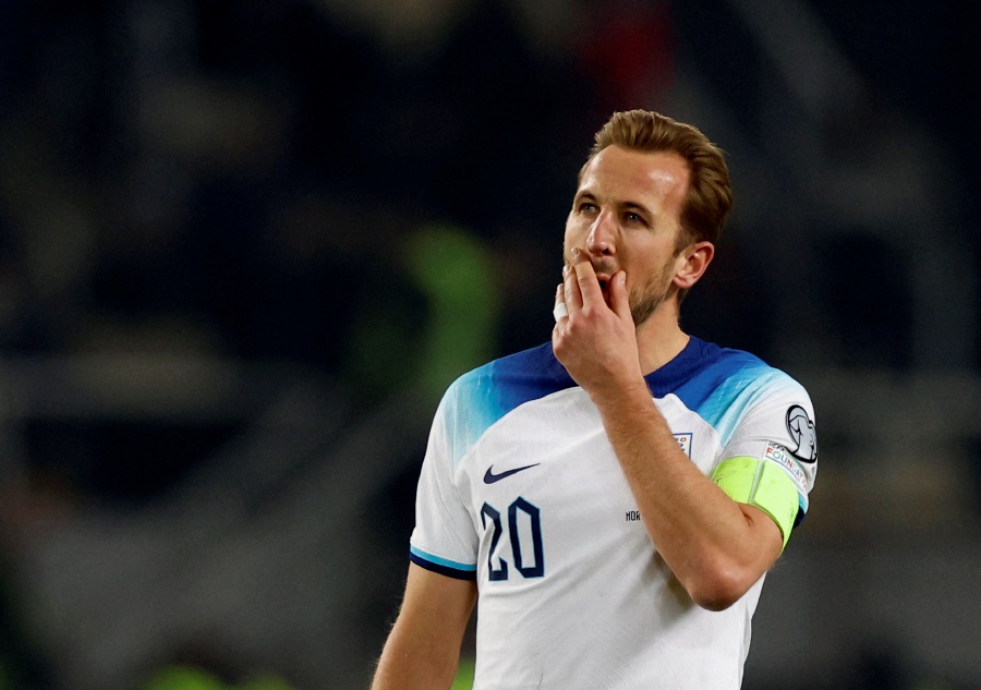 England's Harry Kane reacts after the match. - Reuters Pic