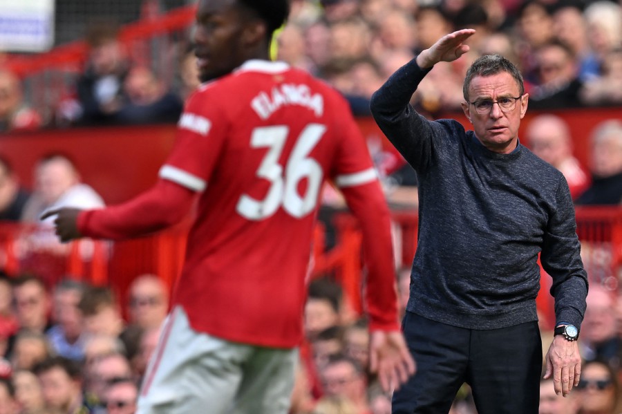 Manchester United German Interim head coach Ralf Rangnick says that the success of United’s rebuild would depend on deciding on a style of play and bringing in the players who can make it work.- REUTERS PIC