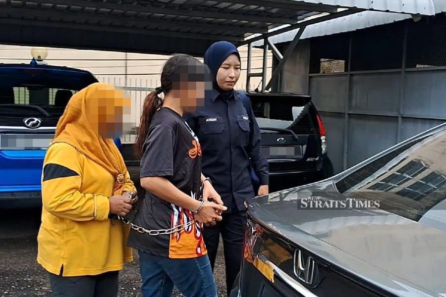 Police have detained a woman following a police report lodged by her 16-year-old daughter, claiming that the latter was raped. - NSTP/ ROSLI ILHAM