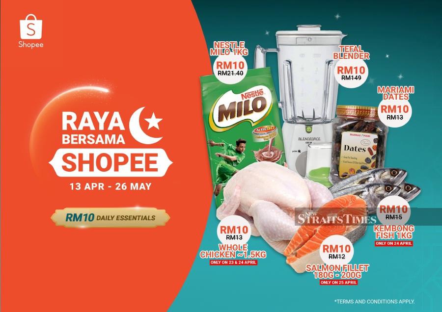 Raya Bersama Shopee with a new 'Deals Near Me' and more exclusive promo  deals