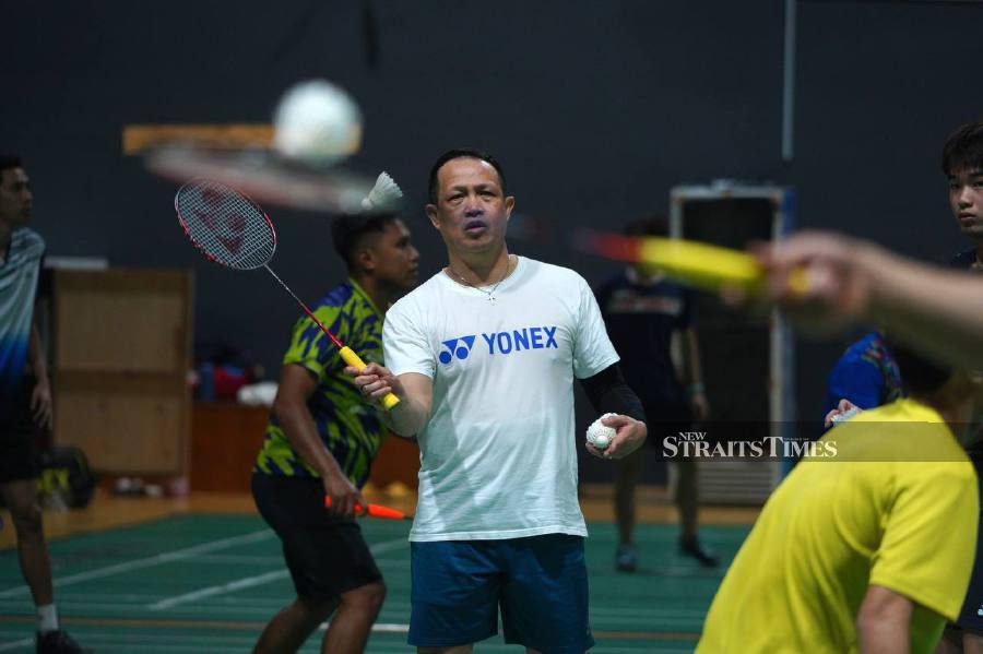National coaching director Rexy Mainaky has urged his high-flying team to stay grounded as Malaysia advance towards their objective of reaching the Thomas Cup final for the first time in a decade. - NSTP/ FARHAN RAZAK