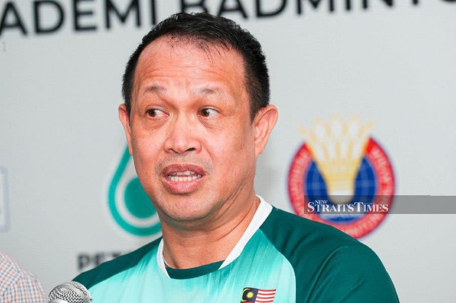 BA of Malaysia (BAM) coaching director Rexy Mainaky has warned his shuttlers not to get arrogant, especially after achieving victories, stressing the need for humility and hunger for further success. - NSTP file pic