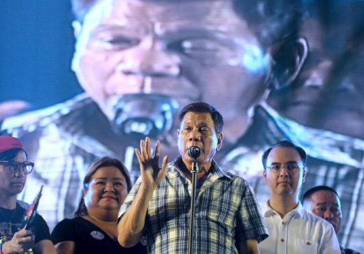 The Philippines’ president elect Rodrigo Duterte urged the public to join his anti-crime crackdown, offering people huge bounties for killing drug dealers. EPA Photo