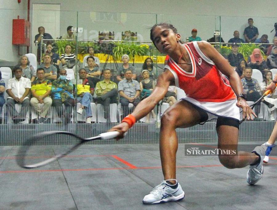 National No. 1 S. Sivasangari was blown out of the US$250,000 Windy City Open in Chicago, United States, yesterday. - NSTP file pic