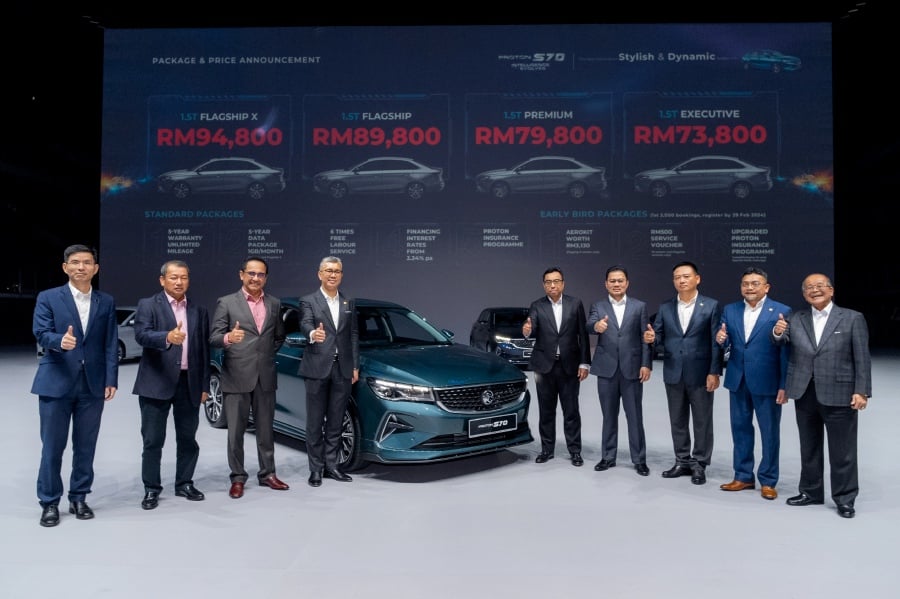 National automaker Proton has made a comeback to the C-segment sedan market with the introduction of its Proton S70, after releasing three SUV models since 2018, the Proton X70, Proton X50, and Proton X90, respectively.