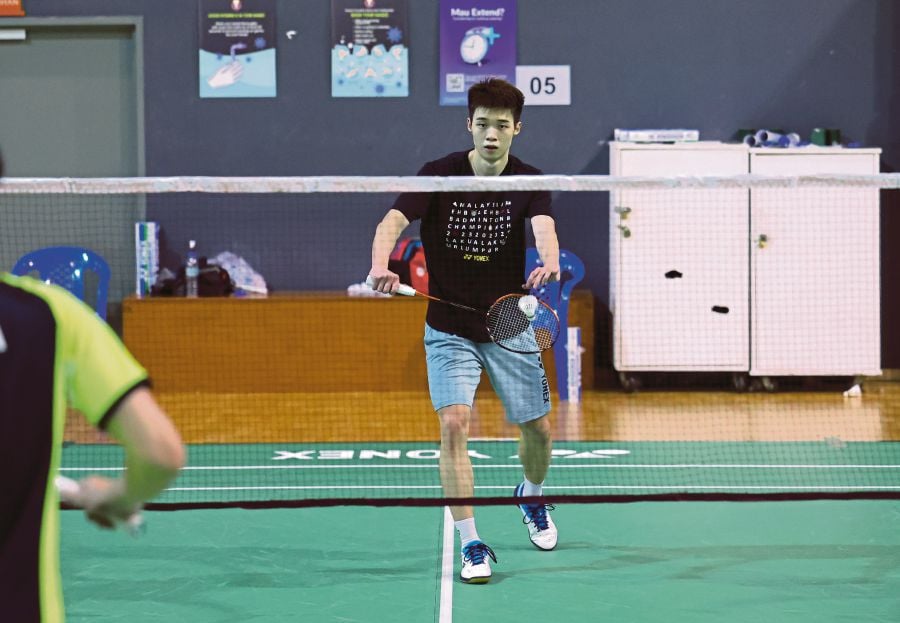Men’s singles Ng Tze Yong is set to return to competitive action at the Badminton Asia Team Championships (BATC) in Shah Alam on Feb 13-19. BERNAMA PIC