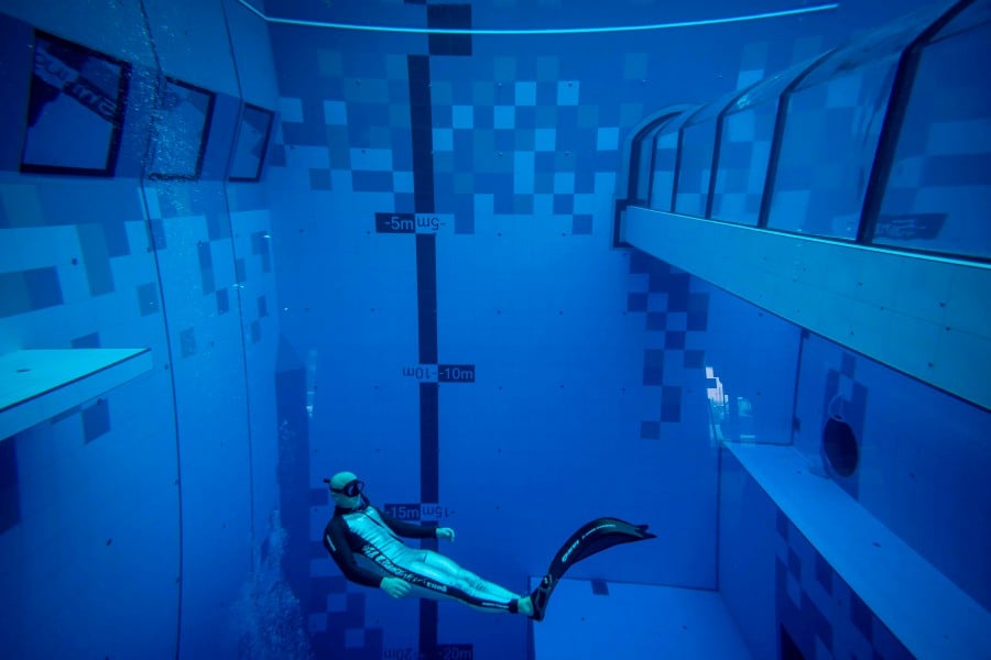 World's deepest diving pool opens in Poland