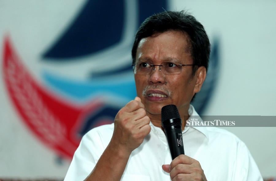  The Parti Warisan Sabah president, Datuk Seri Mohd Shafie Apdal. - NSTP/EDMUND SAMUNTING.