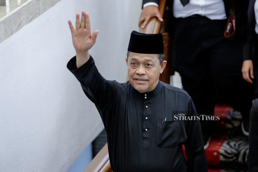 Datuk Seri Shahidan Kassim (Perikatan Nasional-Arau) sparked a verbal fight when he cited Standing Order 36(7), saying there was no reason for Anwar to test his majority in the house. - NSTP/AIZUDDIN SAAD