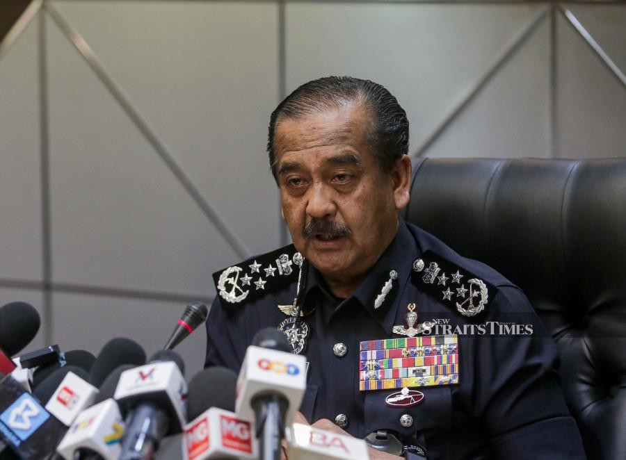 Inspector-General of Police Tan Sri Razarudin Husain said police have recorded Hamid's statement over a sexual harassment accusation today. NSTP FILE PIC