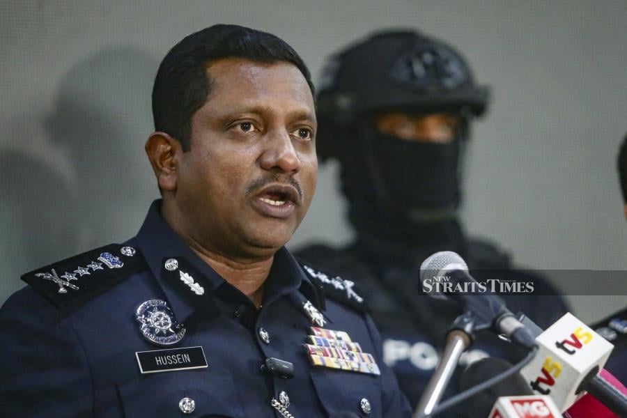 Selangor police chief Datuk Hussein Omar Khan said the investigation is being carried out under Section 8 of the Official Secrets Act, Section 203A of the Penal Code and Section 233 of the Communications and Multimedia Act 1998. - NSTP/GENES GULITAH